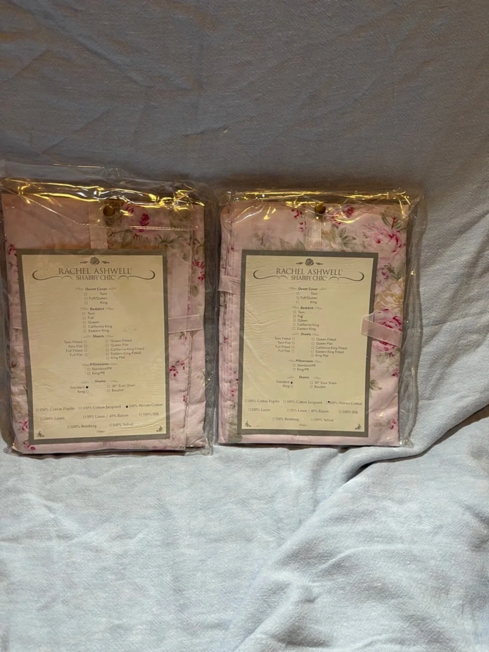 Rachel Ashwell Shabby Chic 
Rose Blossom standard shams - Picture 2 of 3